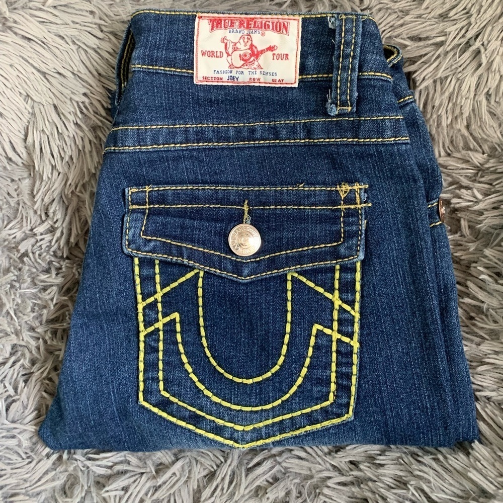 True Religion Lace up fly  Jeans - Size 28